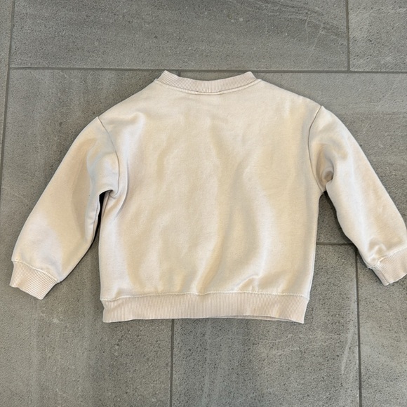 Zara Boys Beige Sweatshirt, Sz 3-4 Years - Picture 4 of 5